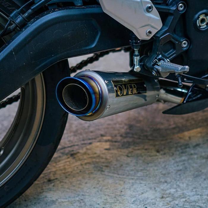 Bebas Ongkir! Knalpot Full System GP RS Kawasaki ZX25R Under Belly OVER Racing Asia