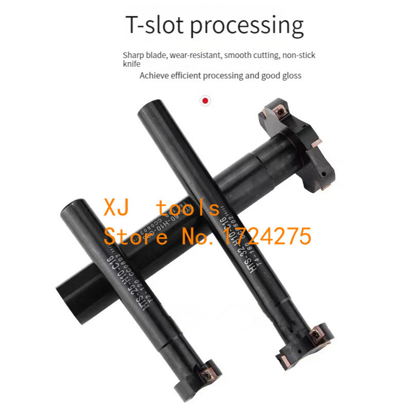 HTS series 20mm-100mm T-slot milling cutter Trapezoidal slot milling cutter Side milling cutter for
