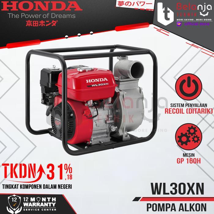 Honda Mesin Pompa Air Irigasi WL 30 XN Pompa Alkon 3 Inch WL30XN