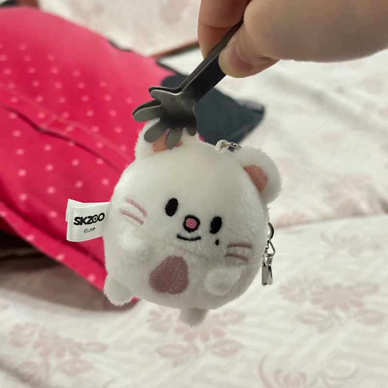 New SKZOO Stray Kids keychain, official collaboration with Zootopia, plush animal pendant,