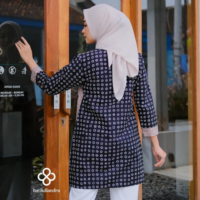 Sinta Dress - batik kerja wanita atasan blouse batik seragam batik modern batik hijab batik premium