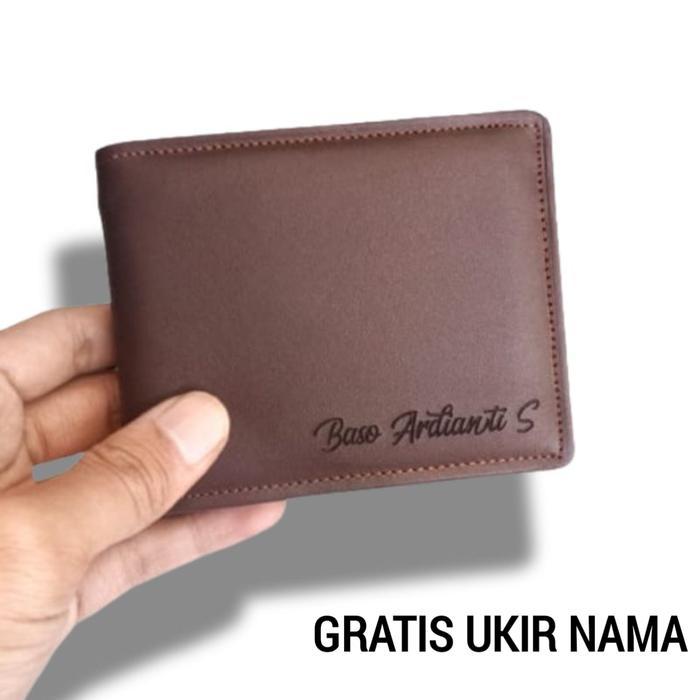 Eiger Wallet - Dompet Pria Custom Nama 100% Original Kulit Asli Free Ukir Nama