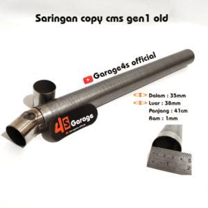 SARINGAN KNALPOT CMS GEN 1 PIPA PEREDAM SARINGAN KNALPOT RACING 38MM ORIGINAL QUALITY