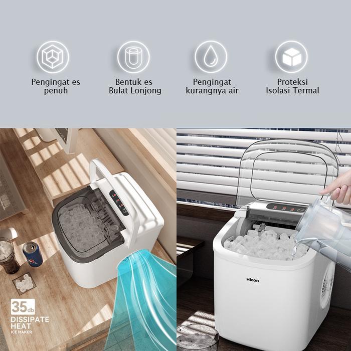 Hicon Ice Maker 15 Kg Ice Maker Mesin Pembuat Es Batu