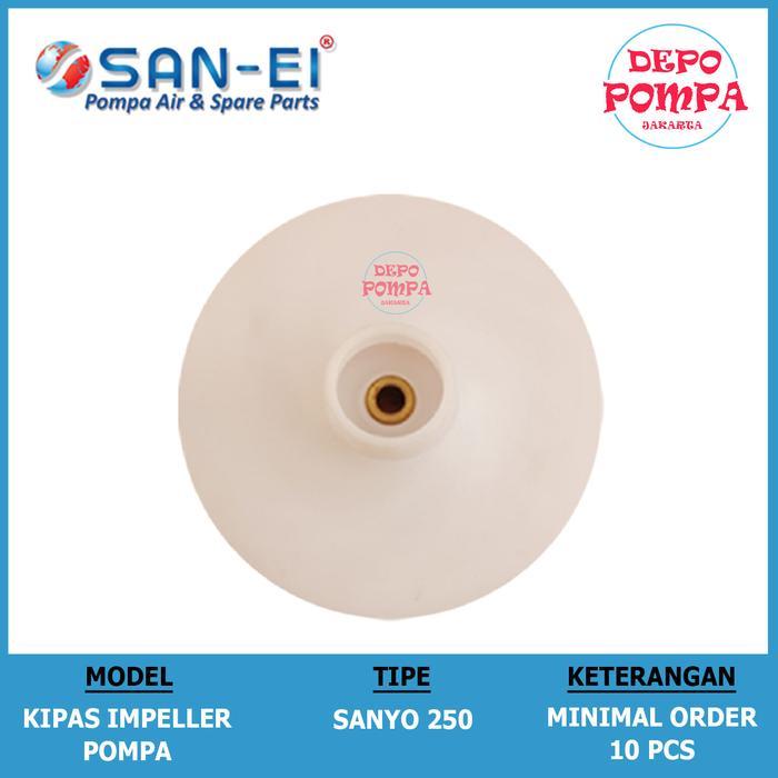 Stok Baru Kipas Impeller SANYO 250 / Impeller Putih