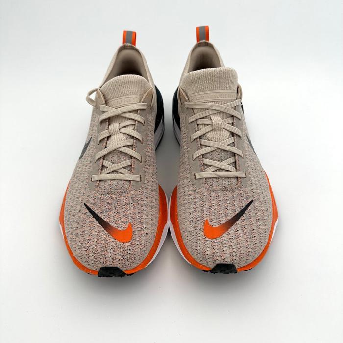READY NIKE ZOOMX INVINCIBLE RUN FLYKNIT 3 MEN'S 'OATMEAL SAFETY/ORANGE' PROMO BIG SALE TERBARU