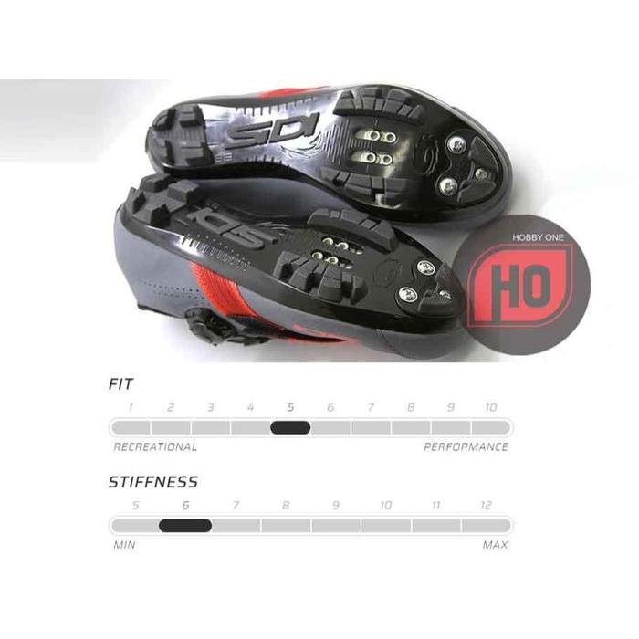 SIDI MTB AERTIS GREY RED - SEPATU CLEAT MTB