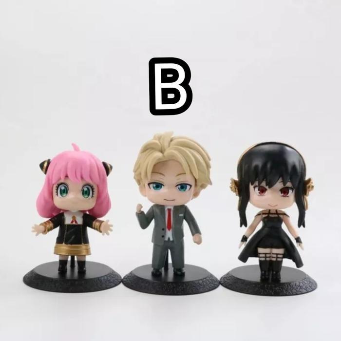 SPY X FAMILY FIGURE SET 3 ANYA LOID YOR FORGER