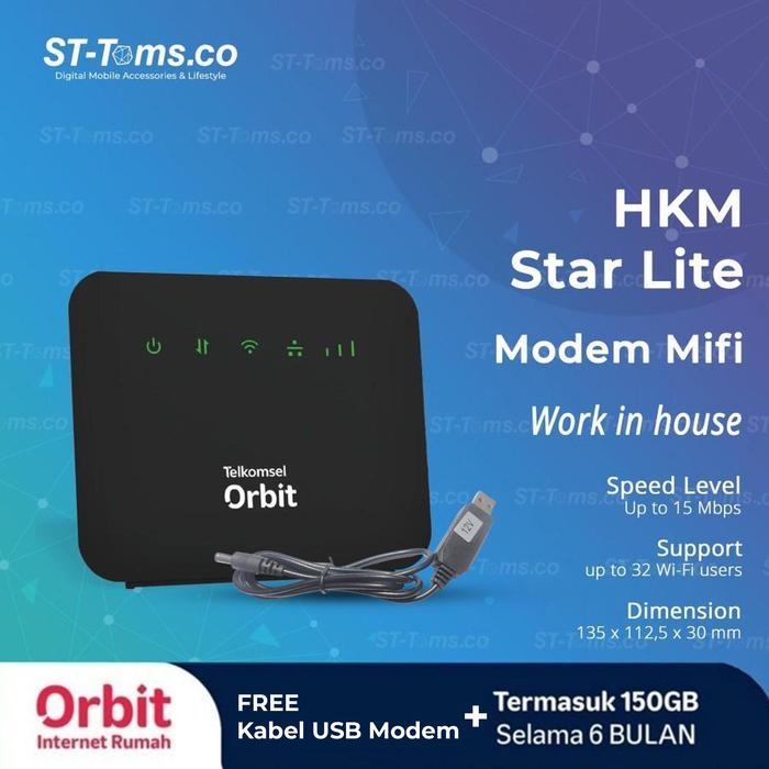 HKM 0126 / HKM0126 Orbit Star Lite Telkomsel Modem WiFi 4G