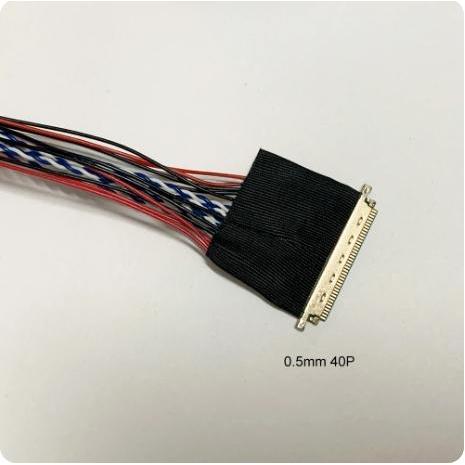 Kabel Lvds Tcon Panel Laptop Slim Ipex 40Pin Single Dual Channel 6 Bit