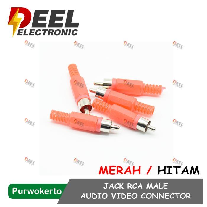 Jack Rca Male Audio Video Connector Amplifier Tv Dvd Jek Rca Jantan