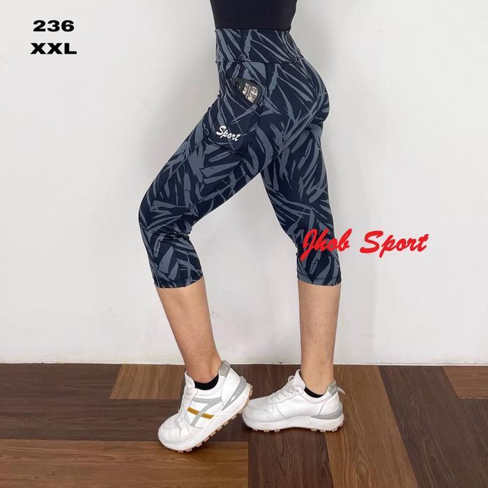 Consina - 236 Legging Pendek /Celana Legging Big Size/Legging Olahraga /Celana Olahraga Pendek