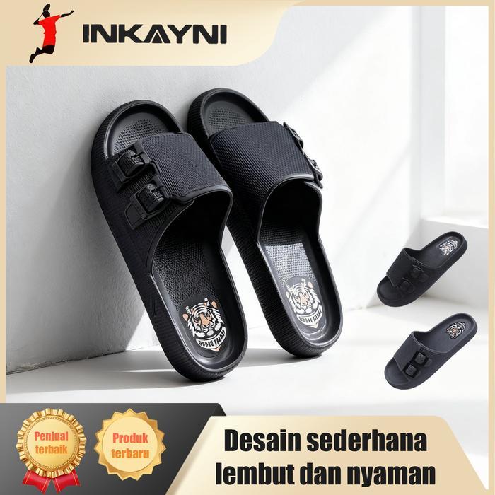 Aerostreet - Shift Sandal Selop Pria 40-44 Anti Slip Karet Elastis Design Classic Sendal Shoes