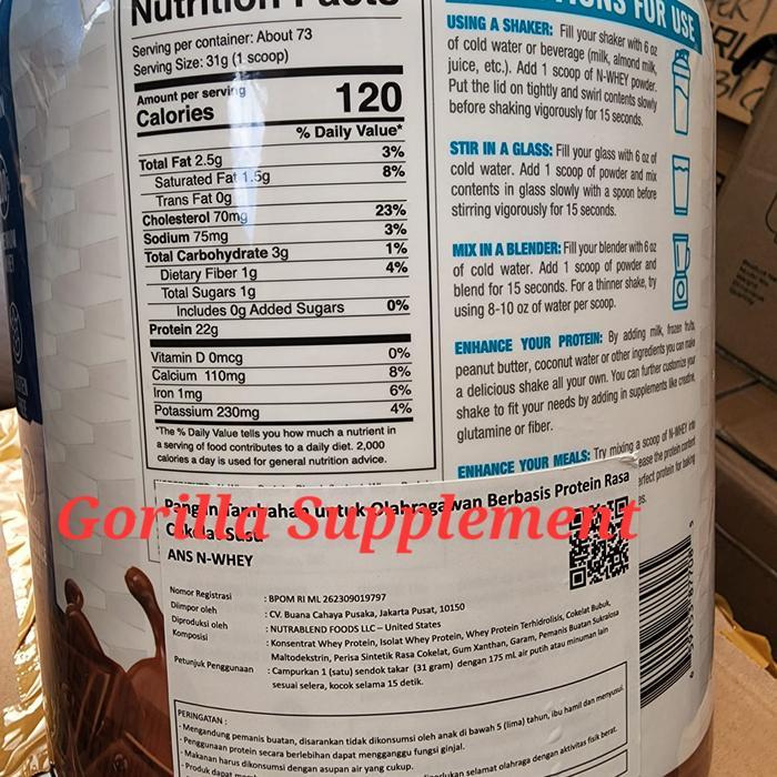 ANS N-WHEY 5LBS 5LB NWHEY N WHEY WHEY PROTEIN BLEND ISOLATE CONCEN