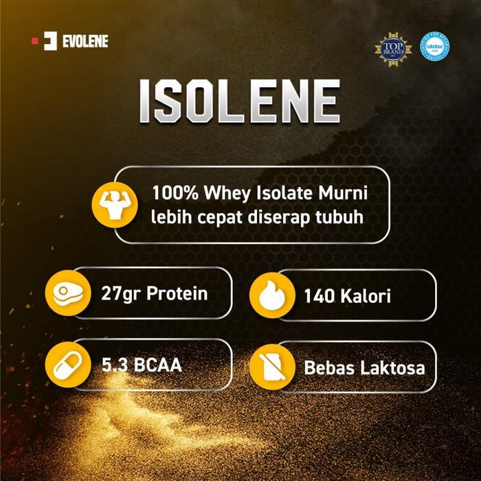 EVOLENE ISOLENE 12 SACHET 396 GRAM EVOLENE ISOLATE ISOLANE