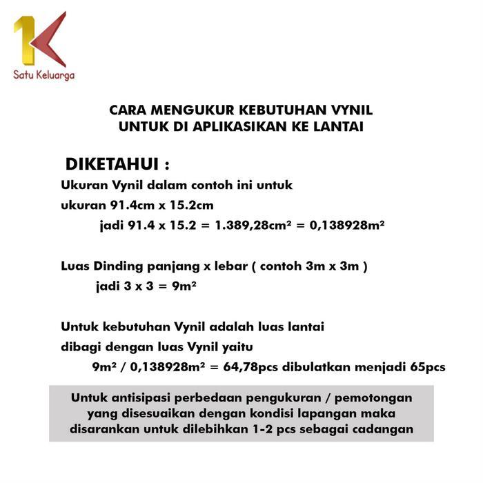 [COD] SK C210 Parket Lantai Vinil Perekat Stiker Lantai Vinil Motif Kayu Premium