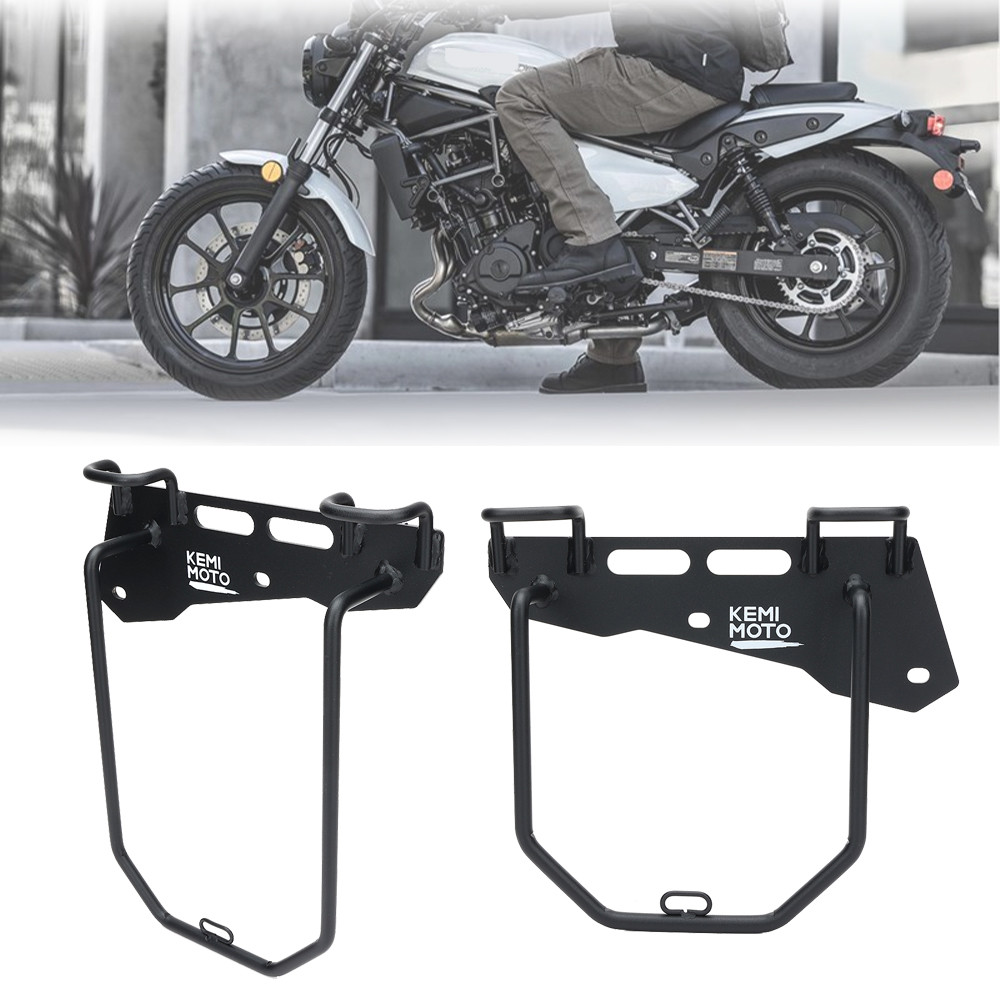 Left and Right Side Racks For Kawasaki Eliminator Motorcycle Luggage Racks Saddle Bag Bracket Suppor