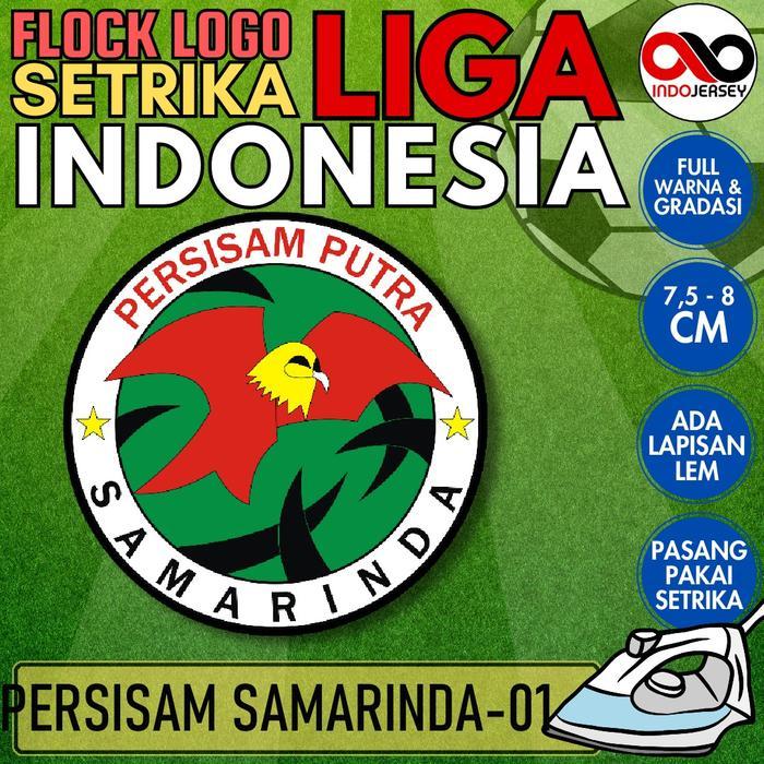 Patch Badge Emblem Flock Setrika iron-on Baju Jersey Logo Liga Sepak Bola Indonesia PERSISAM