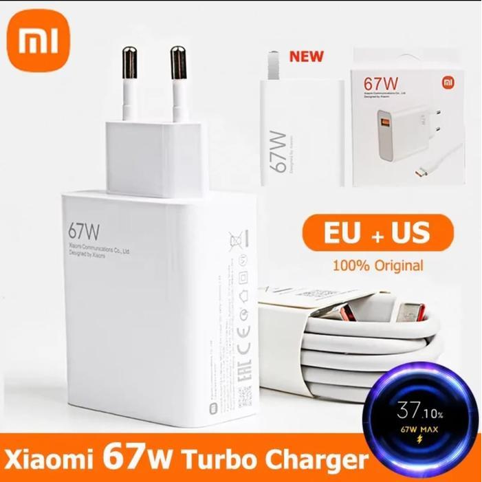 Charger Xiaomi Poco original 100% fast charging 67W Type C