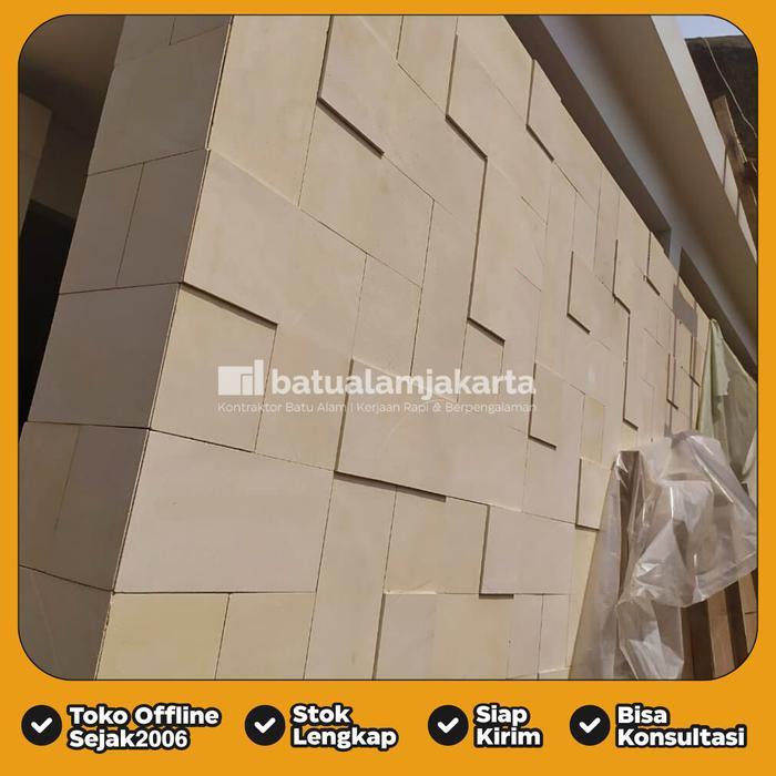 ASLI Batu Alam Paras Jogja Krem Cocok Untuk Dinding READY STOCK