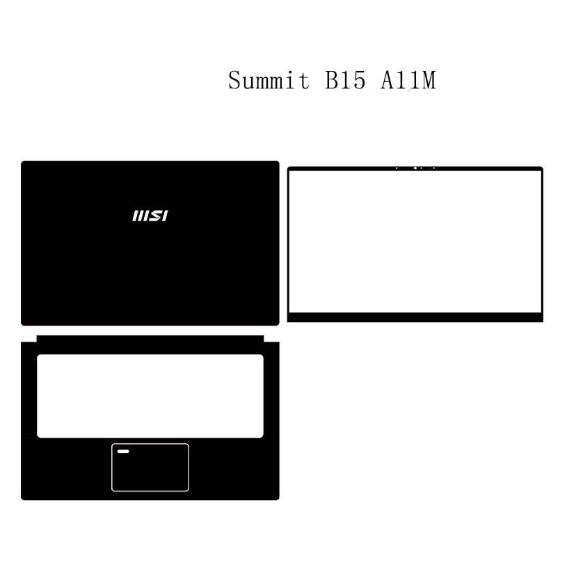 Vinyl Laptop Sticker Skin Decal Cover Protection Film for MSI Modern 14 15 GL65 GF66 GL63 Summit B15