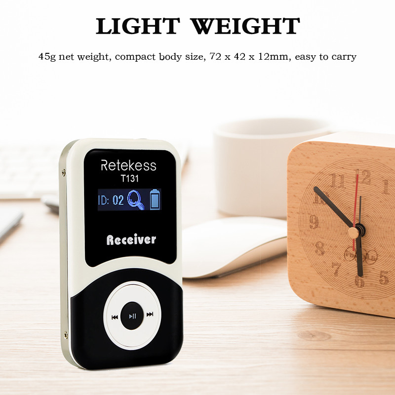Retekess T130 T131 Tour Guide Accessories Tour Guide Wireless Audio System Wireless Audio