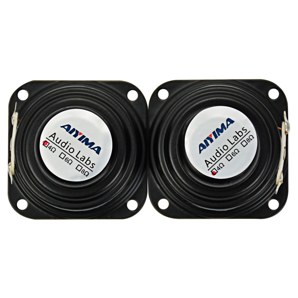 AIYIMA 2Pcs Audio Speakers 1.5Inch 40MM 4Ohm 5W Internal Magnetic Bass Multimedia Speaker