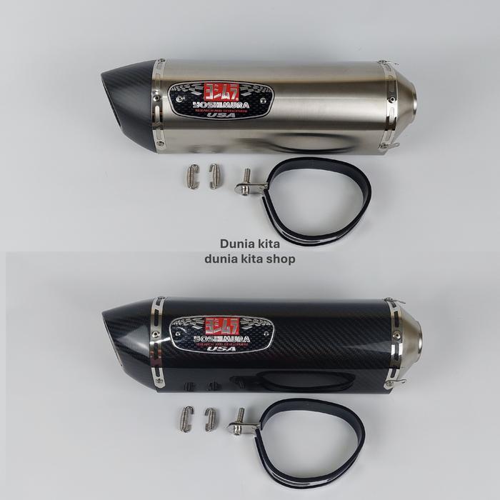 Knalpot Yoshimura R77 Carbon Universal Import