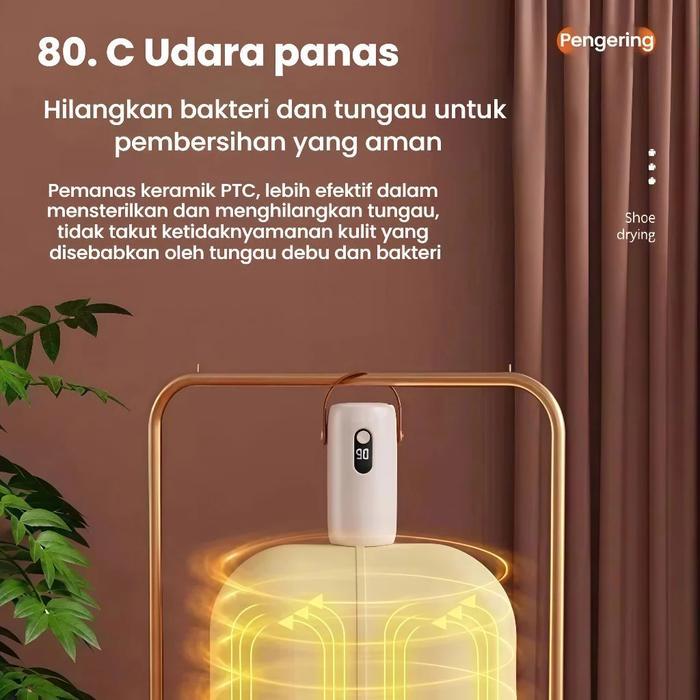 Mini Mesin Pengering Pakaian Portabel Pemanas Pengering Pakaian Lipat Listrik Pengering Otomatis