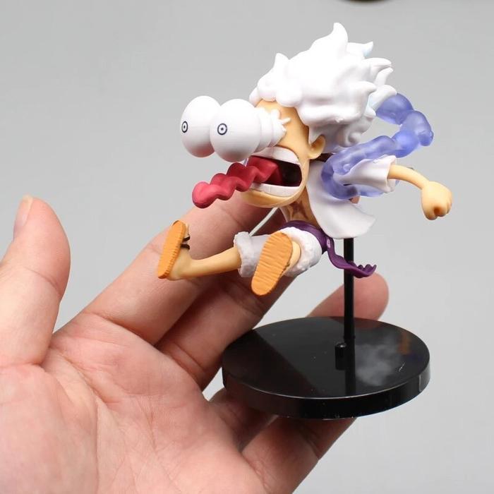 ACTION FIGURE ONE PIECE MONKEY D LUFFY NIKA GEAR 5 SUN GOD Q VER. WCF TOPPER CAKE MAINAN PAJANGAN