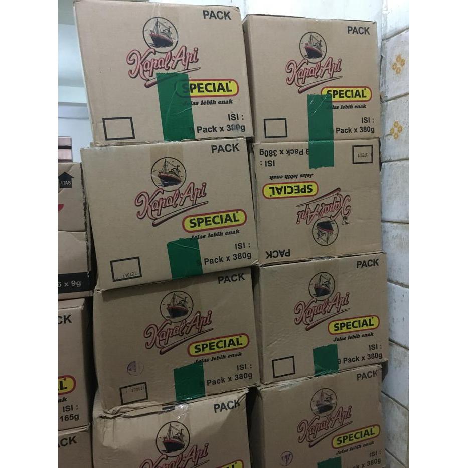 KOPI KAPAL API 9 PACK X 380G DUS / KOPI BUBUK KAPAL API 380 G/ KAPAL A