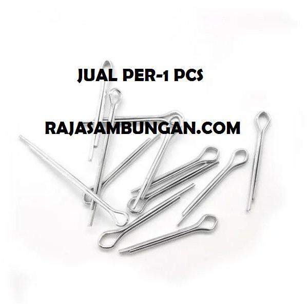 Split Pin 1.6 mm x 50 mm Spi Pen Pasak Penahan Penjepit Pengikat Baut