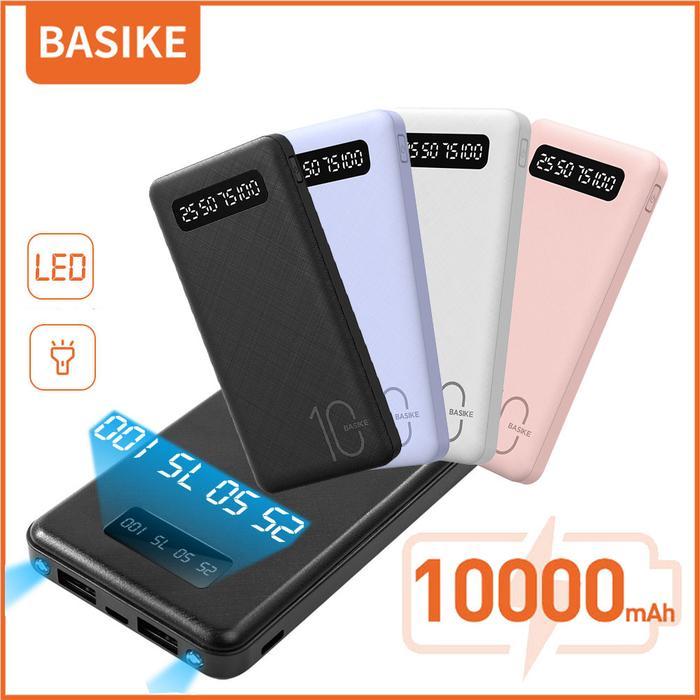 Acmic Techlife - Power Bank Fast Charging10000Mah Baterai Dual Led Flashlight Ultra-Thin Power Bank