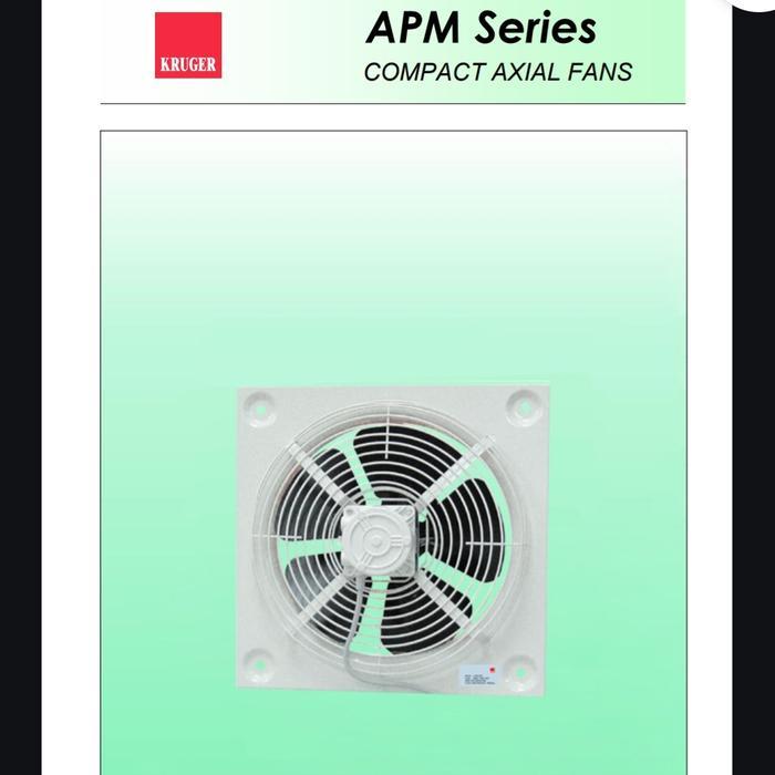 Exhaust Compact Axial Fan Kruger Type Apm-315 12Inc 220V 1P