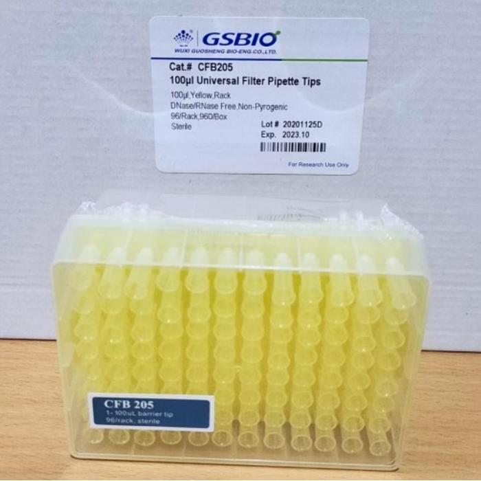JTTOP" FILTER TIPS GSBIO 10201002001000 STERILE UNIVERSAL
