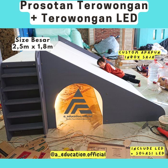 Prosotan Besar 2,5 m x 1,8 m prosotan anak LED Prosotan kayu anak - Doff