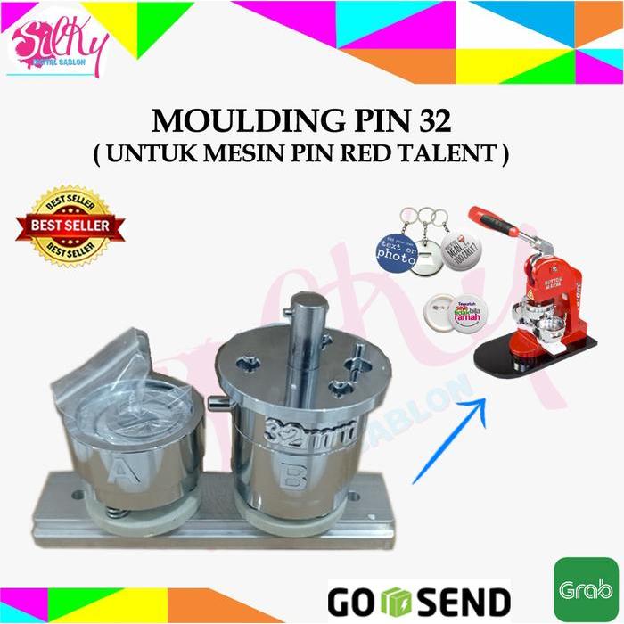 Moulding Mesin Pin Red Talent ( 32 mm, 44 mm, 58 mm, 75 mm )