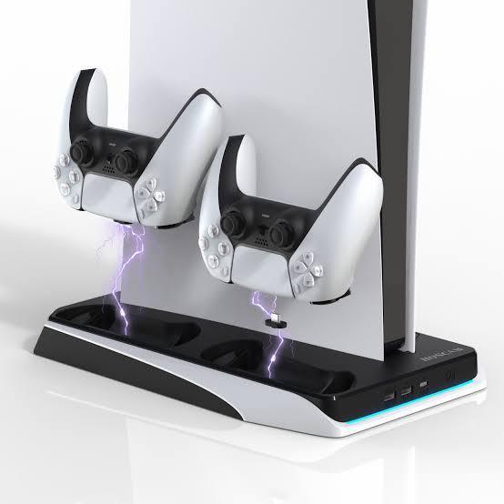 PS5 KJH Charging Stand With Cooling Fan LED