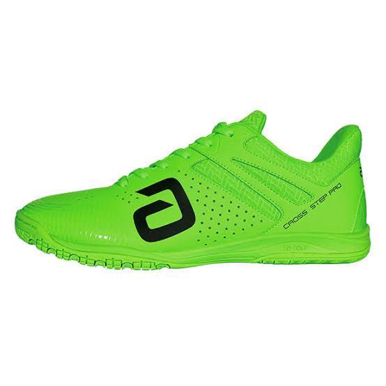 Sepatu Tenis Meja Andro Cross Step Pro Hijau Neon Original