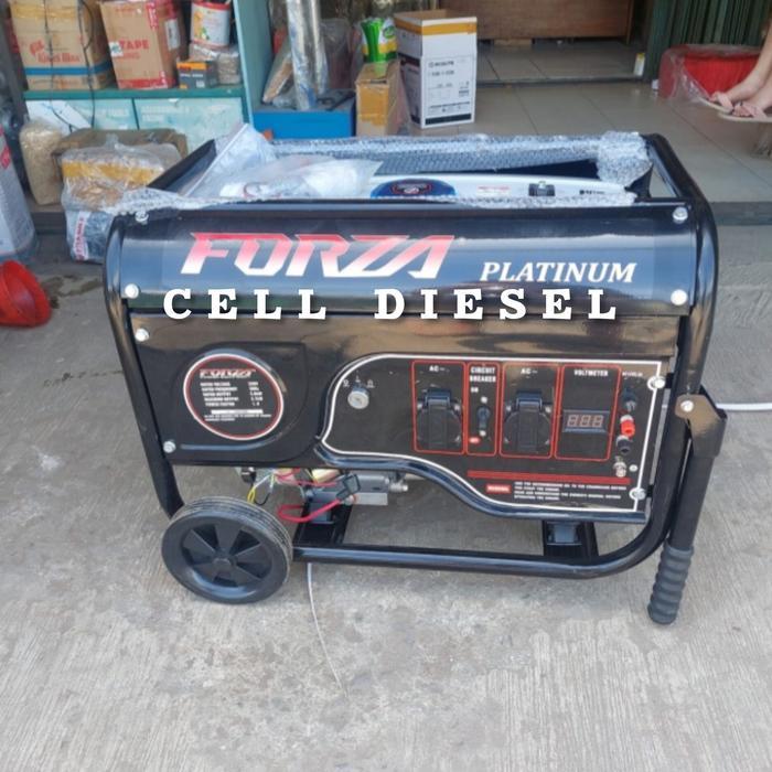 mesin genset bensin 2500 watt FORZA FGG -4800 RXE stater
