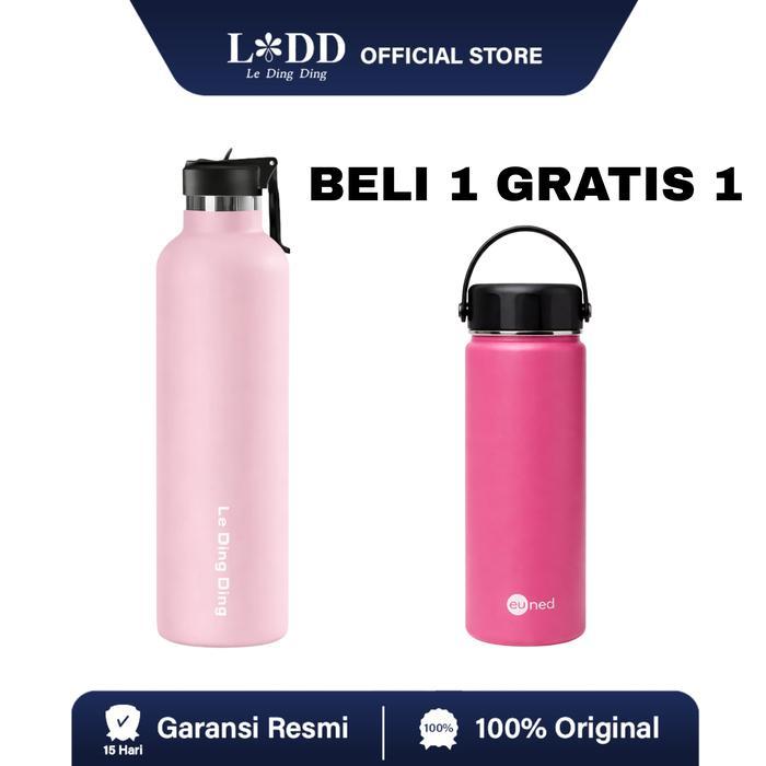 MAK SANBELI 1 GRATIS 1 LeDingDing-Tumbler Thermos Stainless Bottle Botol Air Minum Tahan Panas