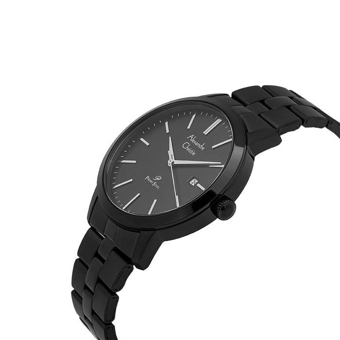 Jam Tangan Pria Alexandre Christie AC 1007 MD BIPBA ACF-1007 AC 1007 AC1007 Black Stainless Steel