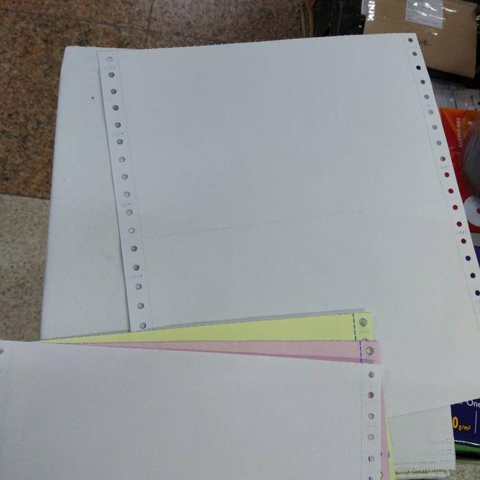 Kertas continuous form print NCR 3 rangkap ply A4 surat jalan