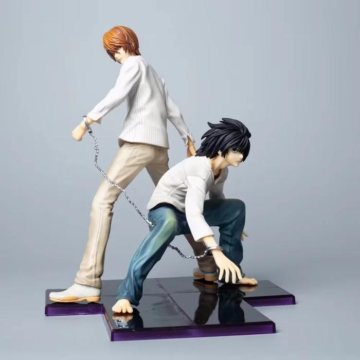 Yagami Light and L Combination Death Note 22cm Action Figure D-SAT036