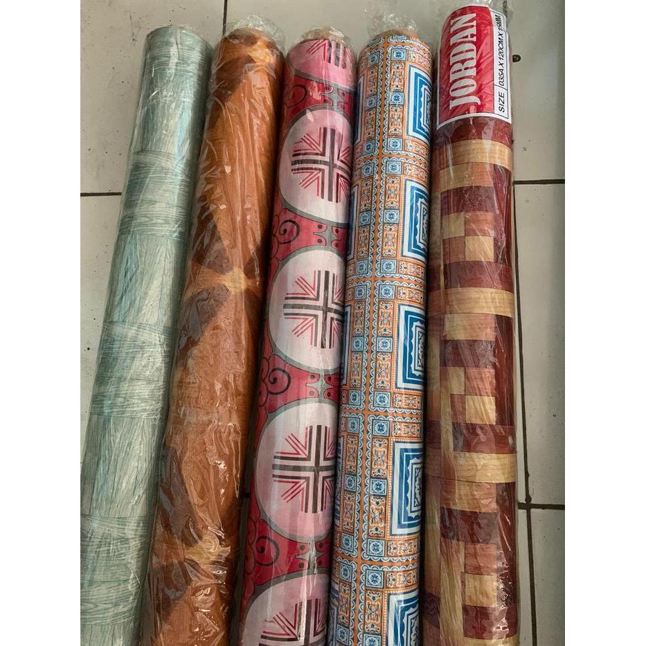 karpet lantai PVC ROLL karpet plastik karpet rollan karpet meteran taplak meja(1 ROLL)