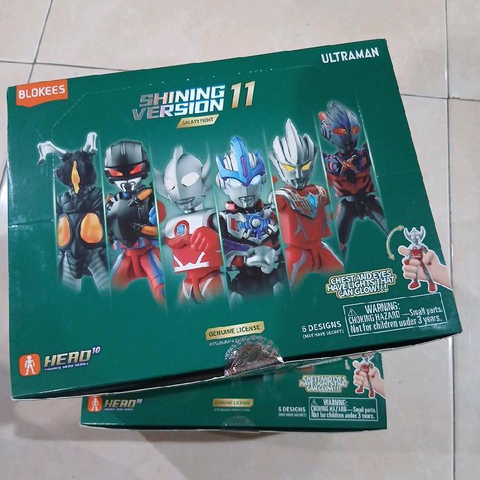 Ready Blokees Ultraman Shining Version 11 Ken Gear Zero Orb Lightning Regulos X Darkness Zetton