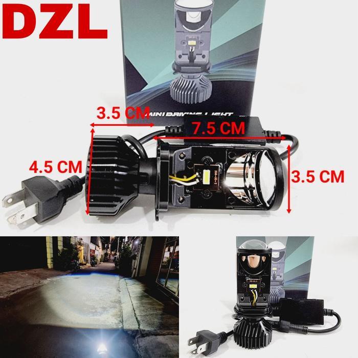 lampu utama led mt star h5 projector mini h4 projie cut off