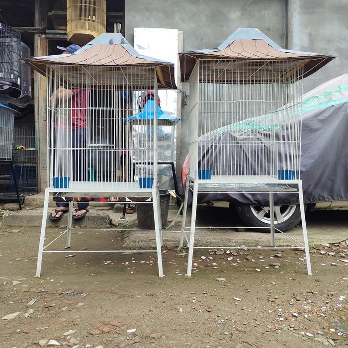 sangkar burung beo,jalak,nuri,ayam dll,besi kotak atap sirap,terlaris.