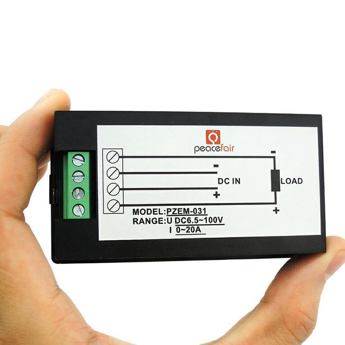 Wattmeter Dc 20A Promo Murah