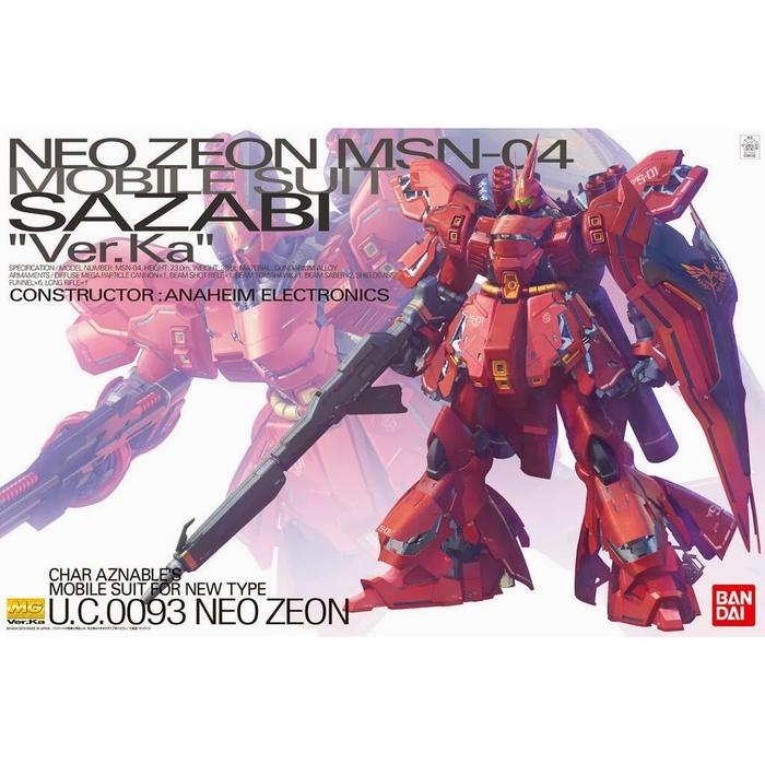 MG 1/100 Sazabi Ver. Ka Bandai